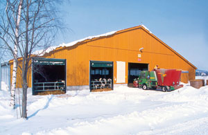 Neubau Rinderstall, Bauten für die Landwirtschaft, Landwirtschaftsbau