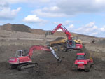 Baugrube Biogasanlage Spitzkunnersdorf